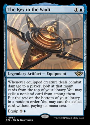 MTG Outlaws of Thunder Junction R The Key to the Vault #0054