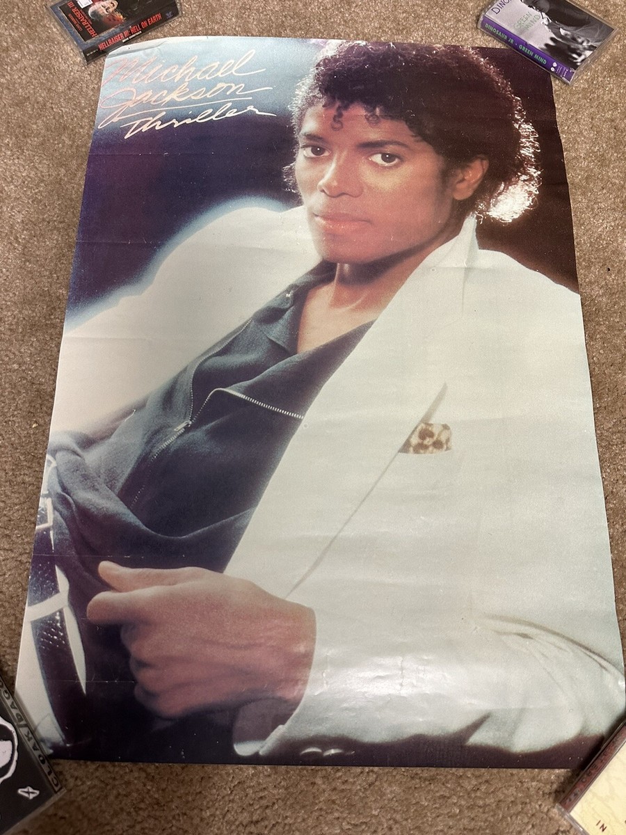 Original 1984 Michael Jackson “Thriller” ￼ Poster 24”x16 1/2” | eBay