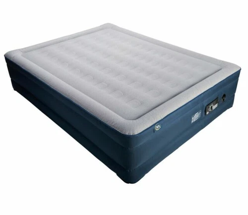 Serta 79812940 Inflatable Mattress, Size Queen - Blue/Gray