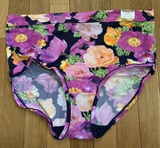 Plus Sz 22/24 Lane Bryant Cacique Comfort Bliss Full Brief Panty Navy Purple