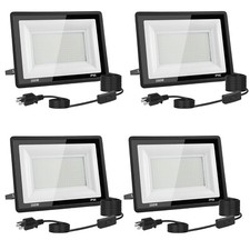 200w 22000lm Led Flood Light Outdoor Ip66 Waterproof 5000k Daylight White 4pack 200w 22000lm Led Flood Light Outdoor Ip66 Waterproof 5000k Daylight White 4pack