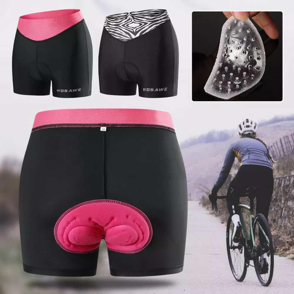 Women's Cycling Underwear Bike Shorts Gel Padded Bike Undershorts  Breathable MTB