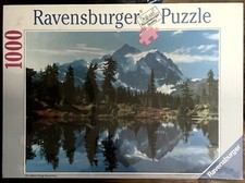 RAVENSBURGER Canada Mountain Lake in Winter 1000 pieces puzzle NEW