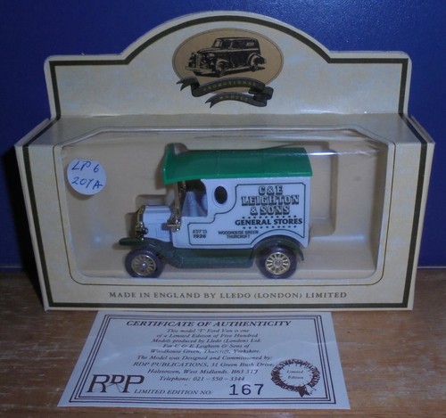 Furgoneta Lledo Days Gone DG6 LP6 #s 201-300 Modelo T Ford descuento franqueo en varios - Imagen 7 de 84