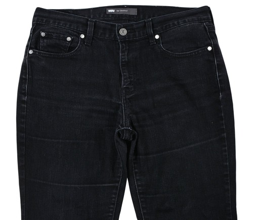 Levi's 515 Bootcut Women's Jeans Black 30x32 Mid Rise Denim Stretch - Picture 5 of 13