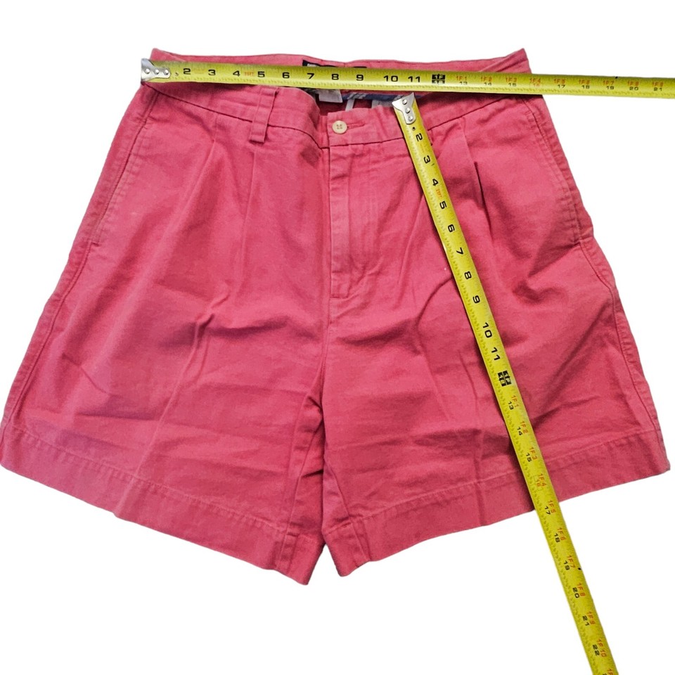 Vineyard Vines Shorts Mens 34 Pleated Pink Regular Fit Outdoors Casual