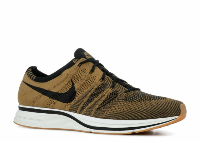 nike flyknit trainer golden beige