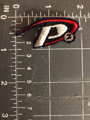 Pro Player SPORTS Kleidung 2 Logo Aufnäher Buchstabe P Rot Weiß Blau Sportswear