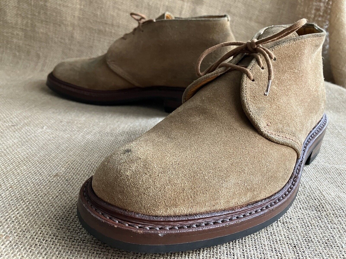 Chukka Boot Trickers Suede Tricker's Men's Tan Brown Suede Leather