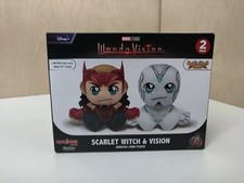 Marvel Wandavision Scarlet Witch  Vision Kuricha Chibi Plush Set Disney - New