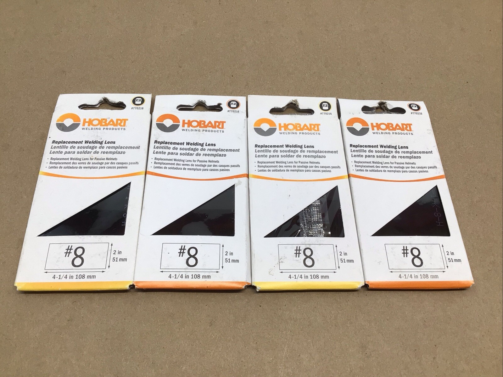 Replacement Lens  No 8 2in X 4 1/4in No 770216 Lot Of 4