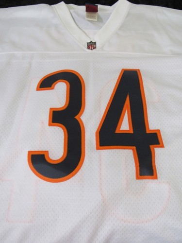 Walter Payton 1985 Chicago Bears NFL Throwbacks Authentic White Jersey Sz 2XL - Picture 12 of 12