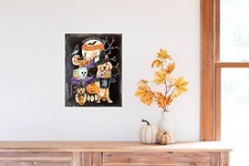 Halloween Pets Printed Handmade Wood Sign