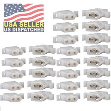 2 Pin Molex Connector Lot, 13 Matched Sets, w/18-22 AWG .093" Pins, Free Hanging