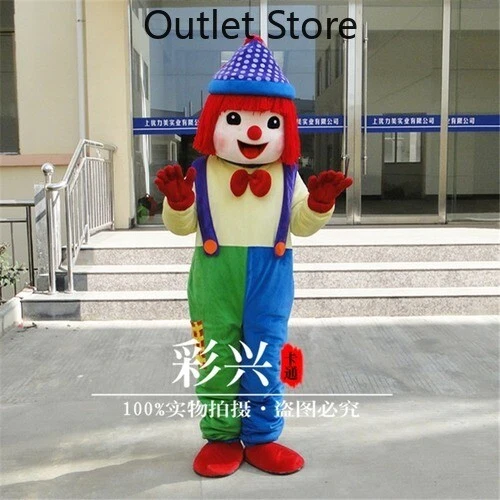 Halloween Cartoon Clown Cosplay Mascot Costume Party Game Dress Xmas Carnival - Image 3 of 4
