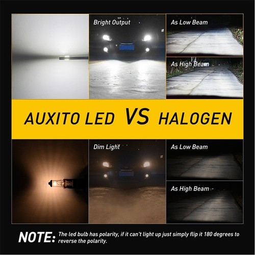 2/4X H1 LED Headlight Bulb Conversion Kit High Low Beam Lamp 8000K White Bright - Picture 3 of 22