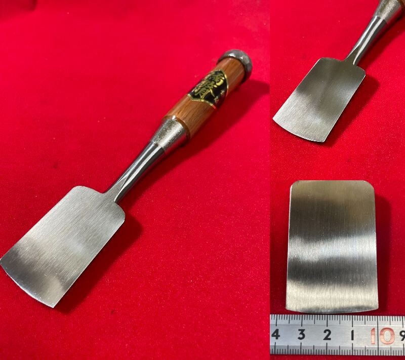 Japanese chisel gouge chisel Uchi-maru nomi 36mm Polish Finish