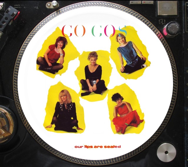 The GoGo's Our Lips Are Sealed Ultra Rare 12" Picture Disc Promo