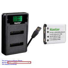 Kastar Battery LZD2 Charger for Olympus Li-40B Li-42B  Olympus FE-220 Camera