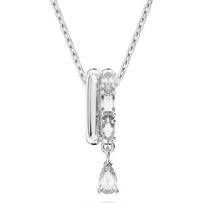Colgante Swarovski Dextera tallas mixtas blanco baño rodio 5671819