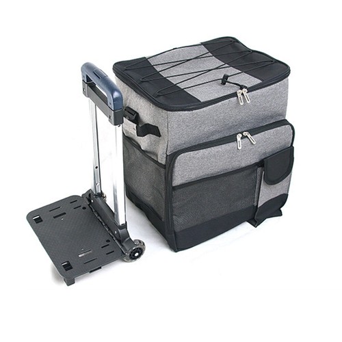 60Cans Soft Cooler with Wheels Insulated Collapsible Leakproof Cooler for Beach - 第 16/19 張圖片