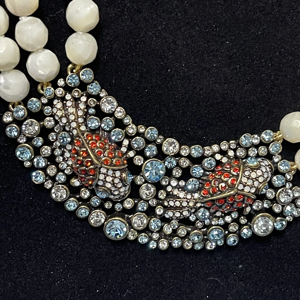 Collar Heidi Daus Carrete McKoi 3D Koi Peces Cristal Estanque Madreperla Cuentas Foto 2 de 4