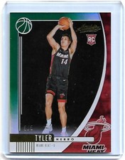 2019-20 Panini Absolute Memorabilia #89 GREEN /5 Tyler Herro RAW MINT ebay 1/1