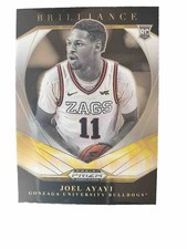 2021 Panini Prizm Draft Picks #10 Joel Ayayi Brilliance RC Gonzaga Bulldogs
