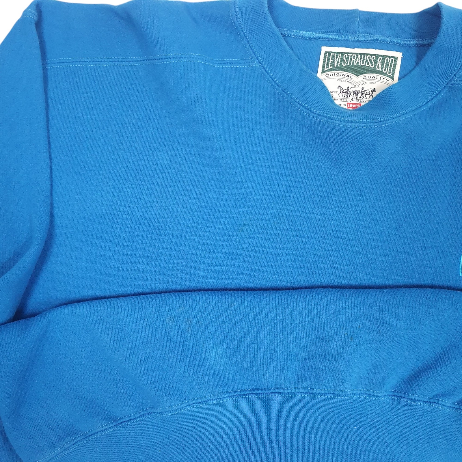 LEVIS Crewneck Made in USA Vintage 80s 90s Jumper Sweatshirt Mens L image 4