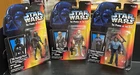 Star Wars Lot of 3 Power Of The Force 1995 Action Figures Kenner NEW / SEALED