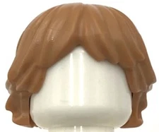 Lego New Medium Nougat Minifigure Hair Tousled and Layered Part