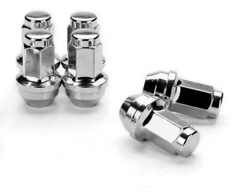 Комплект из 8 зажимных гаек Dorman для Lincoln Ford F-150 2001-14 от оригинального производителя сменные цельные хромированные - Изображение 2 из 4