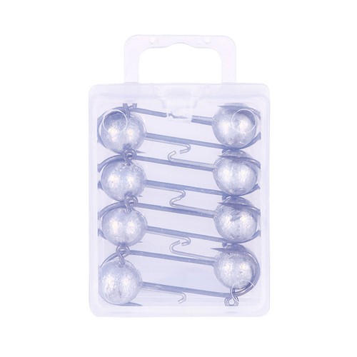 Lot of Unpainted Jigs Ball Head Fishing Lure Hook Lead Jig Crappie Box Tackle - Picture 16 of 22