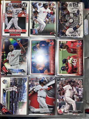 9 Card David Ortiz Minnesota Twins Boston Red Sox Will Combine