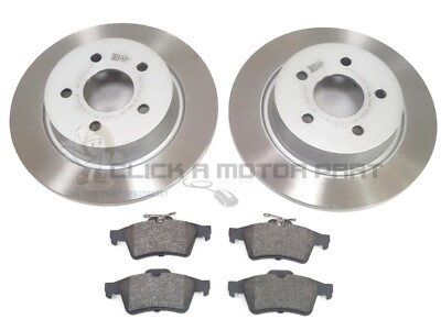 FORD KUGA 2013-2019 REAR 2 BRAKE DISCS AND PADS (280MM MANUAL HANDBRAKE)