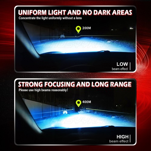 6x 9005+H11+5202 Combo LED Headlight Bulbs Fog for GMC Sierra 1500 2500 HD 07-13 - Picture 7 of 12