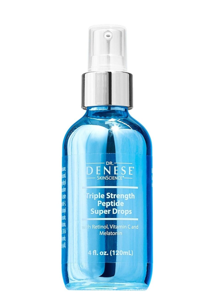 Dr Denese Triple Strength Peptide Super Drops 2oz New In Box Skincare Serum