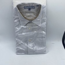 Tommy Hilfiger Ithaca Dress Shirt Men's XL 17 / 34-35 Blue Striped New