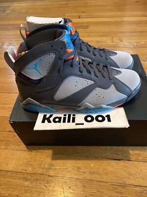 Nike Air Jordan 7 Retro 304775-016 Dark Grey TURQUOISE BLUE Total