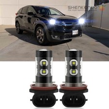 For Honda Cr-V 2002-2019 LED Fog Driving Light H11/H8 6000K White Bright Bulbs