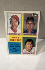1984 Topps - 1983 Highlight Johnny Bench, Carl Yastrzemski, Gaylord Perry #6