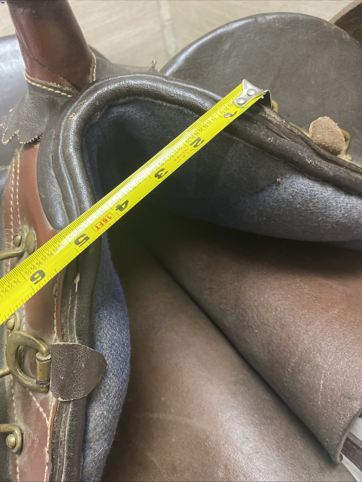 Australian Stock Horse Saddle Genuine Leather