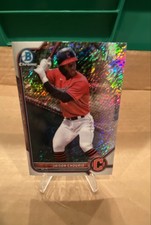 2022 Bowman Chrome - Prospects Jaison Chourio #BCP-174 Shimmer Refractor (RC)