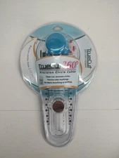 TrueCut 360 Precision Circle Cutter Quilting Sewing Fabric Tool 2-12in New