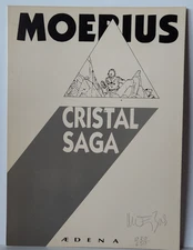 JEAN GIRAUD MOEBIUS MINI ART PRINT SIGNED CRYSTAL SAGA AEDENA /650