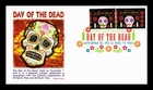 US COVER DAY OF THE DEAD IMPERFORATE FIRST DAY ISSUE COMBO PANDA CACHET