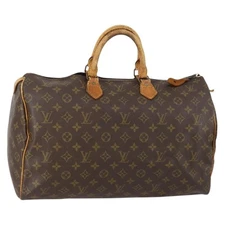 LOUIS VUITTON Monogram Speedy 40 Hand Bag M41522 LV Auth hk3213