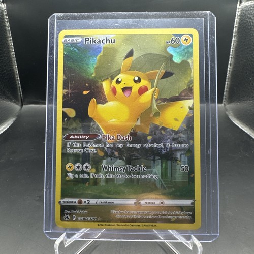 Pokemon TCG Crown Zenith Galarian Gallery Pikachu Card GG30/GG70 NM Rare