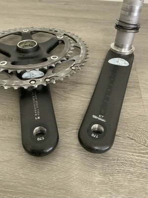 CANNONDALE HOLLOWGRAM SI CARBON CRANKSET 170 MM 53-39 TOOTH 10 OR