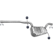 für Skoda Octavia II Combi 2,0 RS TFSI CCZA Mitteltopf Auspuff Anbausatz ##